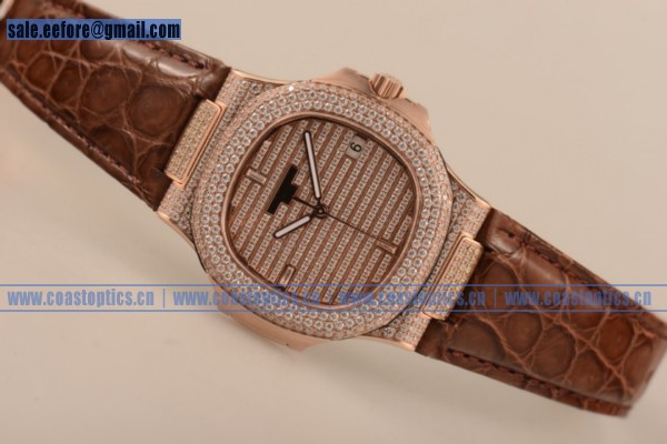 1:1 Replica Patek Philippe Nautilus Watch Rose Gold 5719/3GL (AAAF) - Click Image to Close